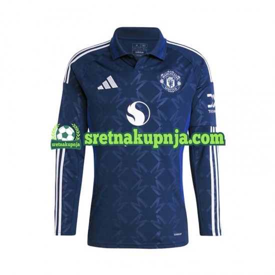 Muškarci Gostujući Away Dresova Manchester United 2024-2025 Dugim Rukavima