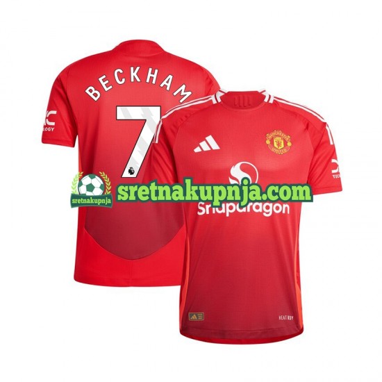 Muškarci Domaći Home Dresova Manchester United Beckham 7 2024-2025 Kratkih Rukava