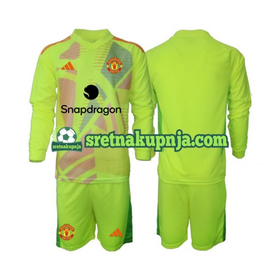 Dječja Gostujući Away Golmanski Dresova Manchester United 2024-2025 Dugim Rukavima
