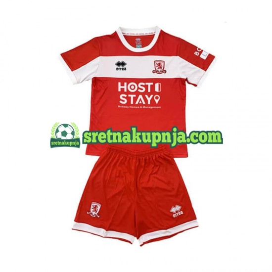 Dječja Domaći Home Dresova Middlesbrough 2024-2025 Kratkih Rukava