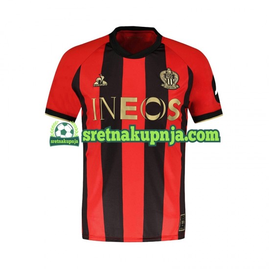 Muškarci Domaći Home Dresova OGC Nice 2024-2025 Kratkih Rukava