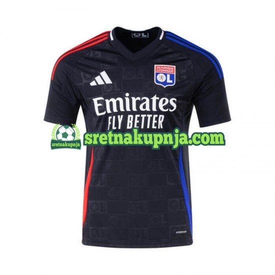 Muškarci Gostujući Away Dresova Olympique Lyonnais 2024-2025 Kratkih Rukava