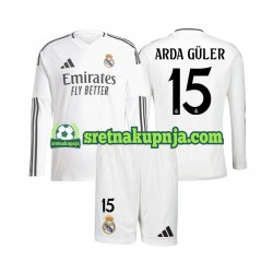 Dječja Domaći Home Dresova Real Madrid Arda Guler 15 2024-2025 Dugim Rukavima