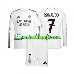 Dječja Domaći Home Dresova Real Madrid Cristiano Ronaldo 7 2024-2025 Dugim Rukavima