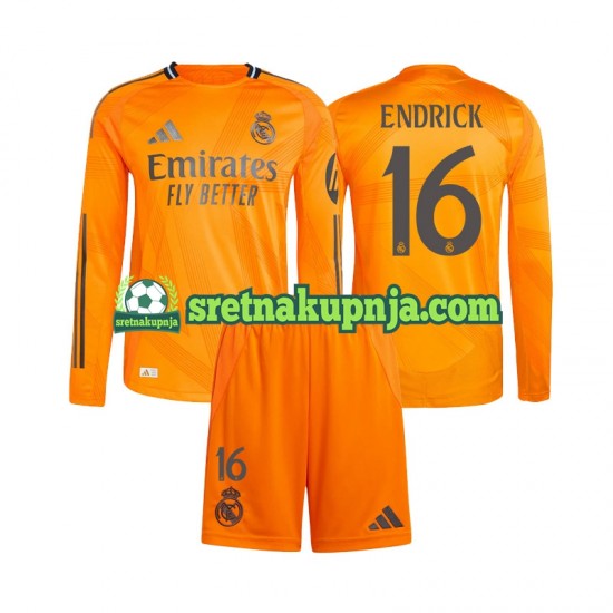 Dječja Gostujući Away Dresova Real Madrid Endrick 16 2024-2025 Dugim Rukavima