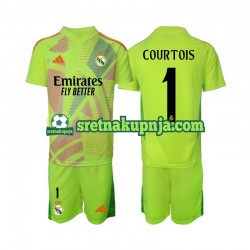 Dječja Četvrti Golmanski Dresova Real Madrid COURTOIS 1 2024-2025 Kratkih Rukava