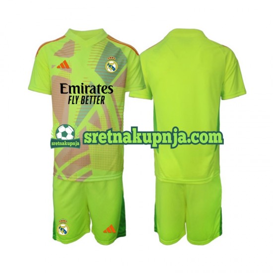 Dječja Četvrti Golmanski Dresova Real Madrid 2024-2025 Kratkih Rukava