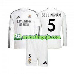Dječja Domaći Home Dresova Real Madrid Jude Bellingham 5 2024-2025 Dugim Rukavima