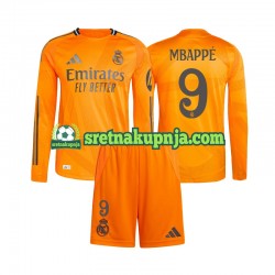 Dječja Gostujući Away Dresova Real Madrid Kylian Mbappe 9 2024-2025 Dugim Rukavima