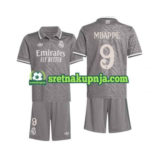 Dječja Treći Dresova Real Madrid Kylian Mbappe 9 2024-2025 Kratkih Rukava