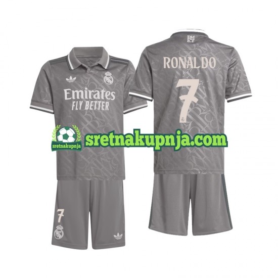 Dječja Treći Dresova Real Madrid Ronaldo 7 2024-2025 Kratkih Rukava