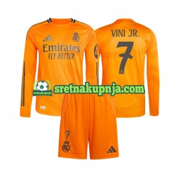 Dječja Gostujući Away Dresova Real Madrid Vinicius Junior 7 2024-2025 Dugim Rukavima