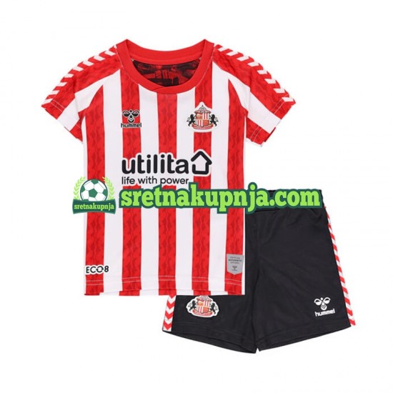 Dječja Domaći Home Dresova Sunderland 2024-2025 Kratkih Rukava