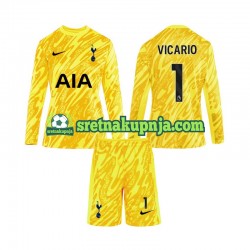 Dječja Domaći Home Golmanski Dresova Tottenham Hotspur Vicario 1 2024-2025 Dugim Rukavima