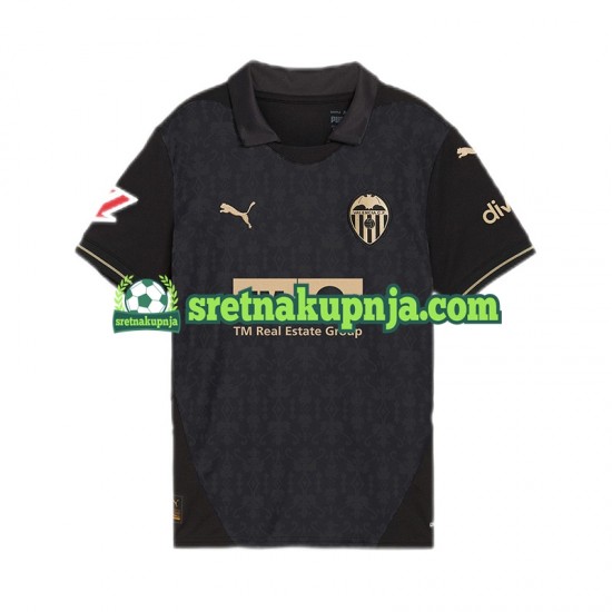 Muškarci Gostujući Away Dresova Valencia 2024-2025 Kratkih Rukava