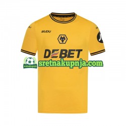 Muškarci Domaći Home Dresova Wolverhampton Wanderers 2024-2025 Kratkih Rukava Muškarci Domaći Home Dresova Wolverhampton Wanderers 2024-2025 Kratkih Rukava
